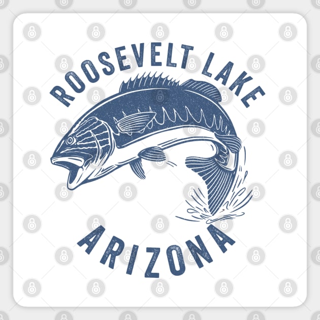 Roosevelt Lake Arizona Magnet by Eureka Shirts